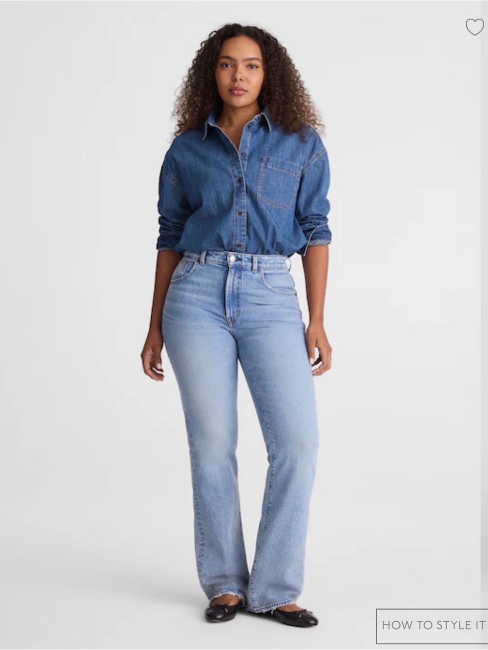 MADEWELL 25 Curvy Relaxed Bootcut‎ Jeans NY048